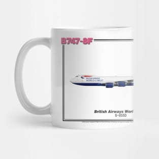 Boeing B747-8F - British Airways World Cargo (Art Print) Mug